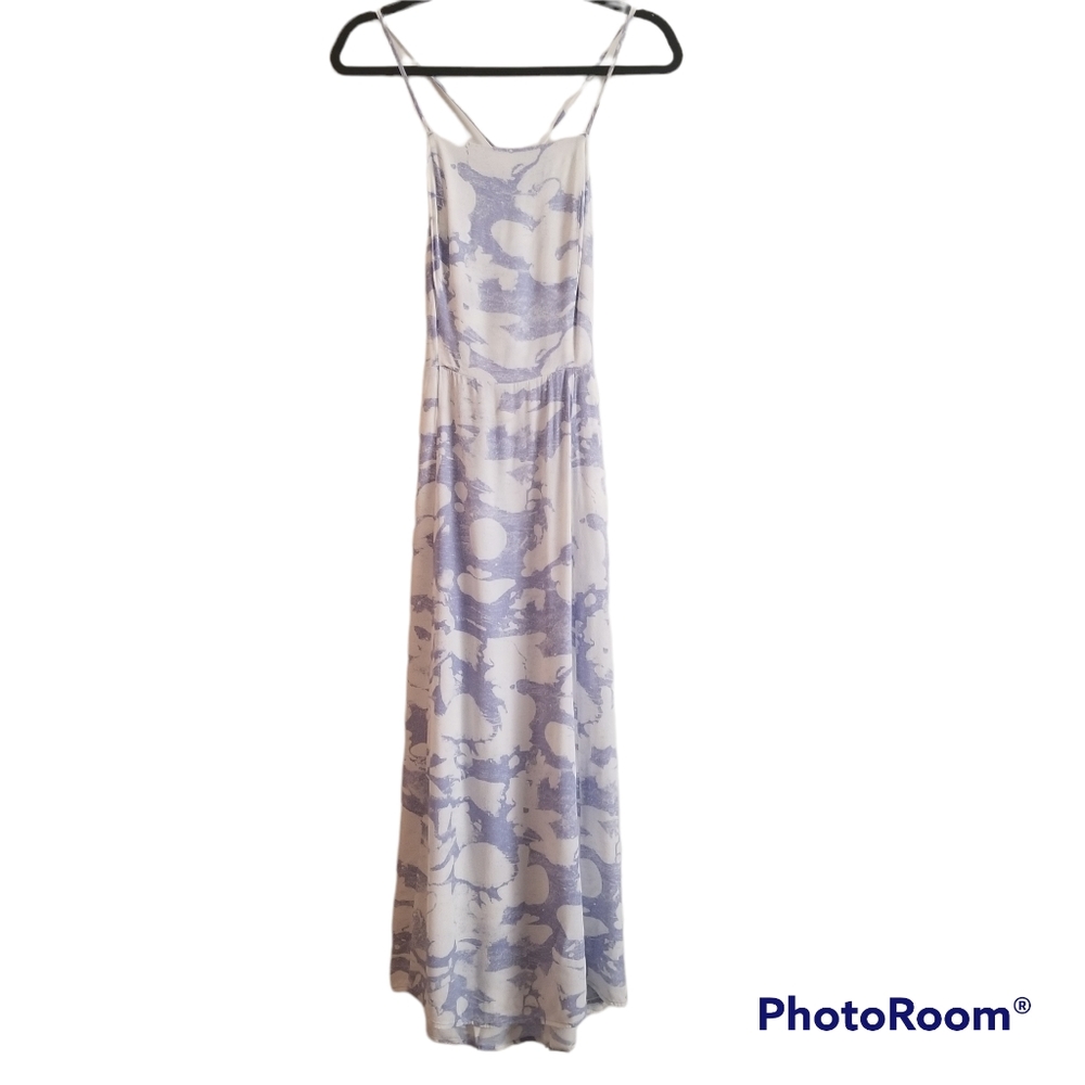 Nordstrom Open Edit Marble Print Open Back Sundre… - image 6